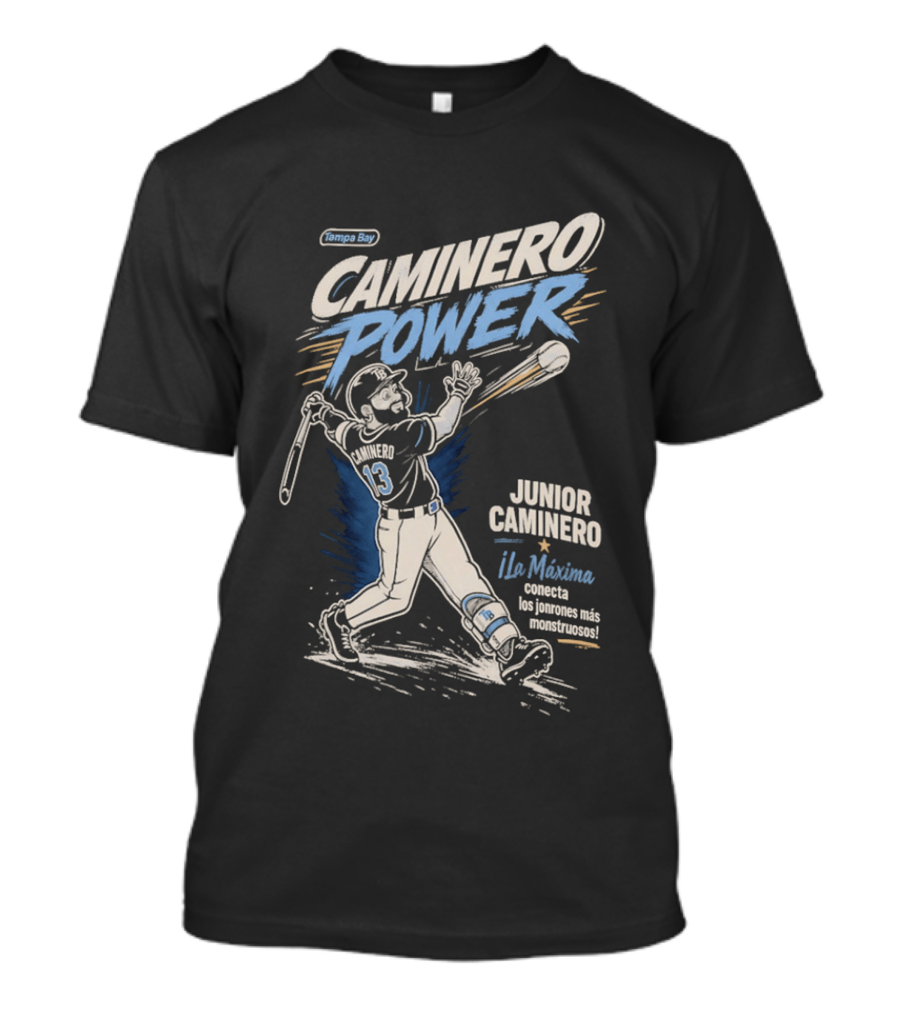 Caminero Power Junior Caminero La Máquina Maximum Home Run T-Shirt