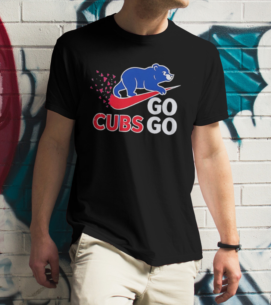 Chicago Cubs Bear Go Go MLB Baseball T-Shirt