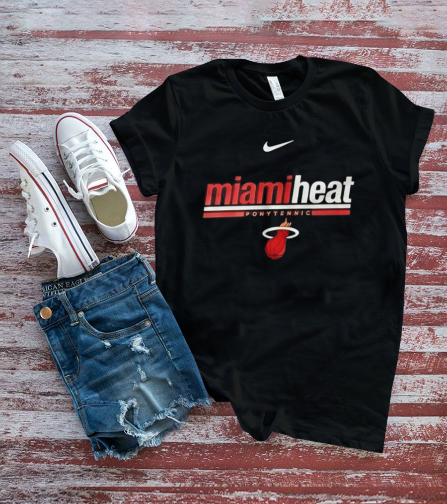 Nike Miami Heat Shaquille O Neal Ponytennis NBA T-Shirt