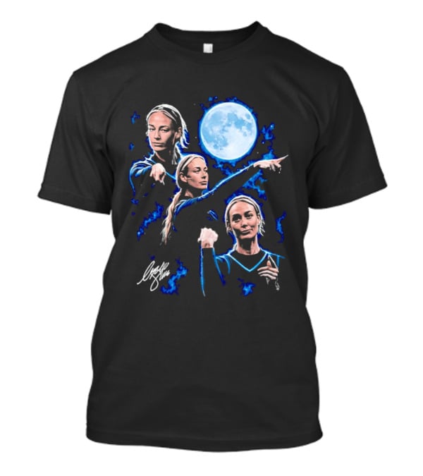 Sophie Cunningham Pointing Wolves Full Moon Iconic Gesture T-Shirt