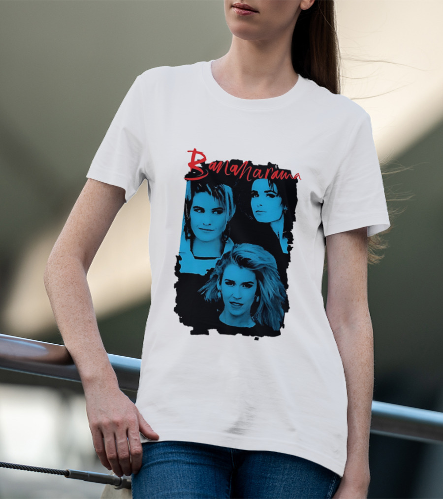 Bananarama True Confessions Album Cover Retro Blue T-Shirt