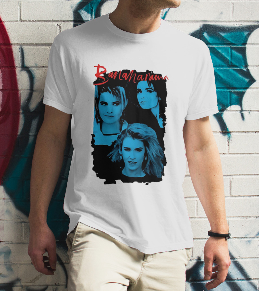 Bananarama True Confessions Album Cover Retro Blue T-Shirt