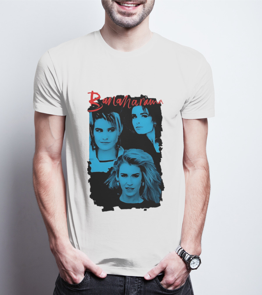 Bananarama True Confessions Album Cover Retro Blue T-Shirt