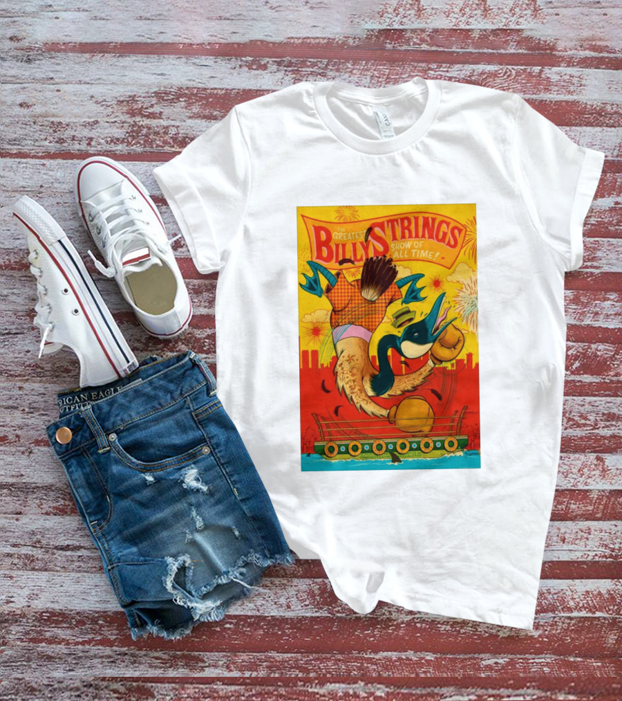 Billy Strings Boston MA July 21 2026 Greatest Show Of All Time Boxing Duck With Gloves T-Shirt