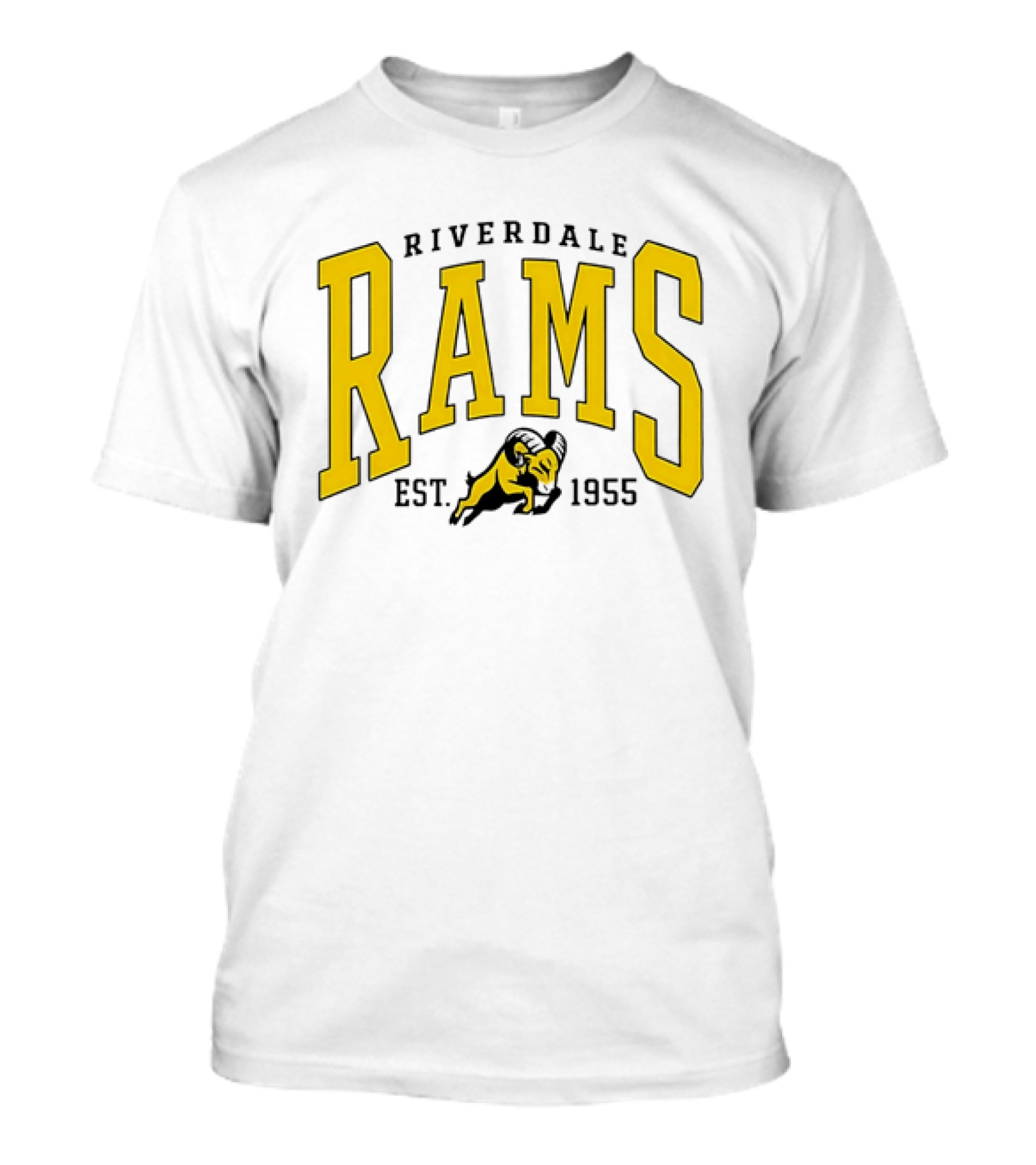 Riverdale Rams Est 1955 Yellow Ram T-Shirt