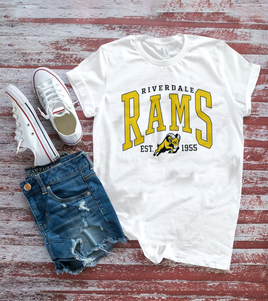 Riverdale Rams Est 1955 Yellow Ram T-Shirt