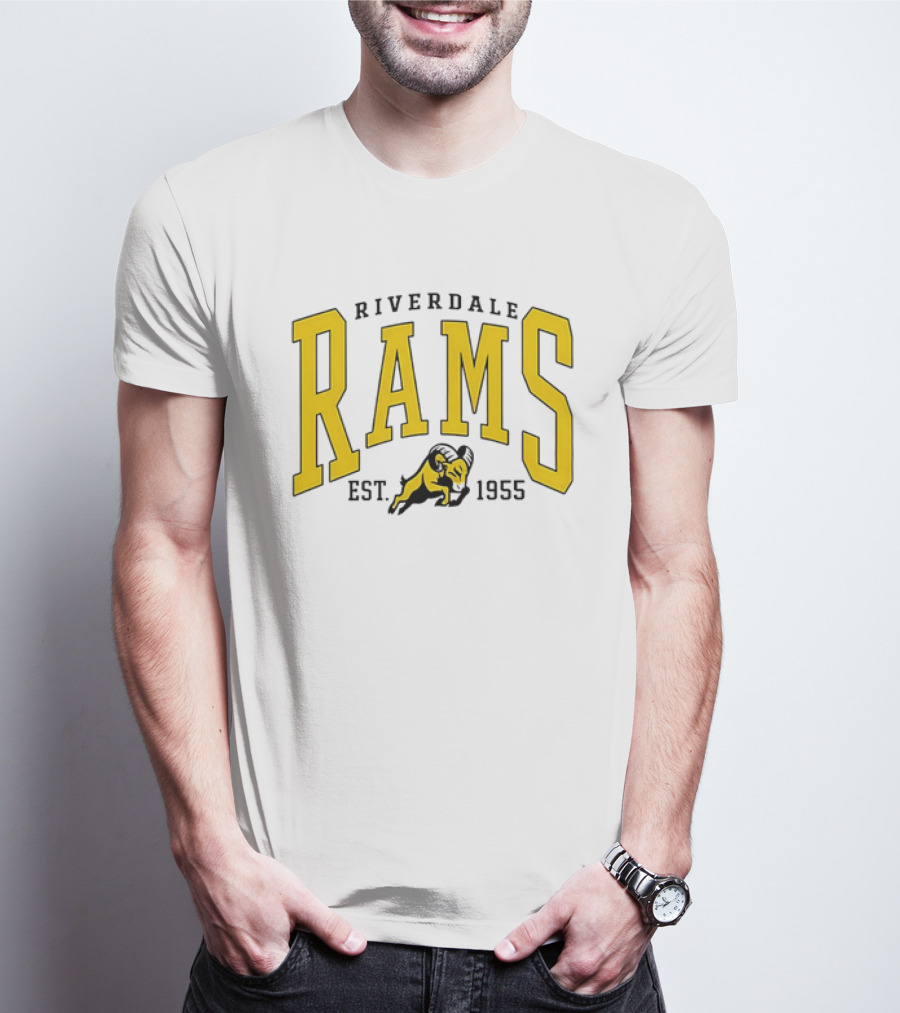 Riverdale Rams Est 1955 Yellow Ram T-Shirt