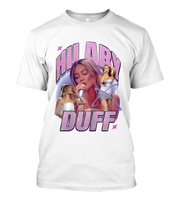 Hilary Duff Concert Moments Glamorous Performance Aesthetic T-Shirt