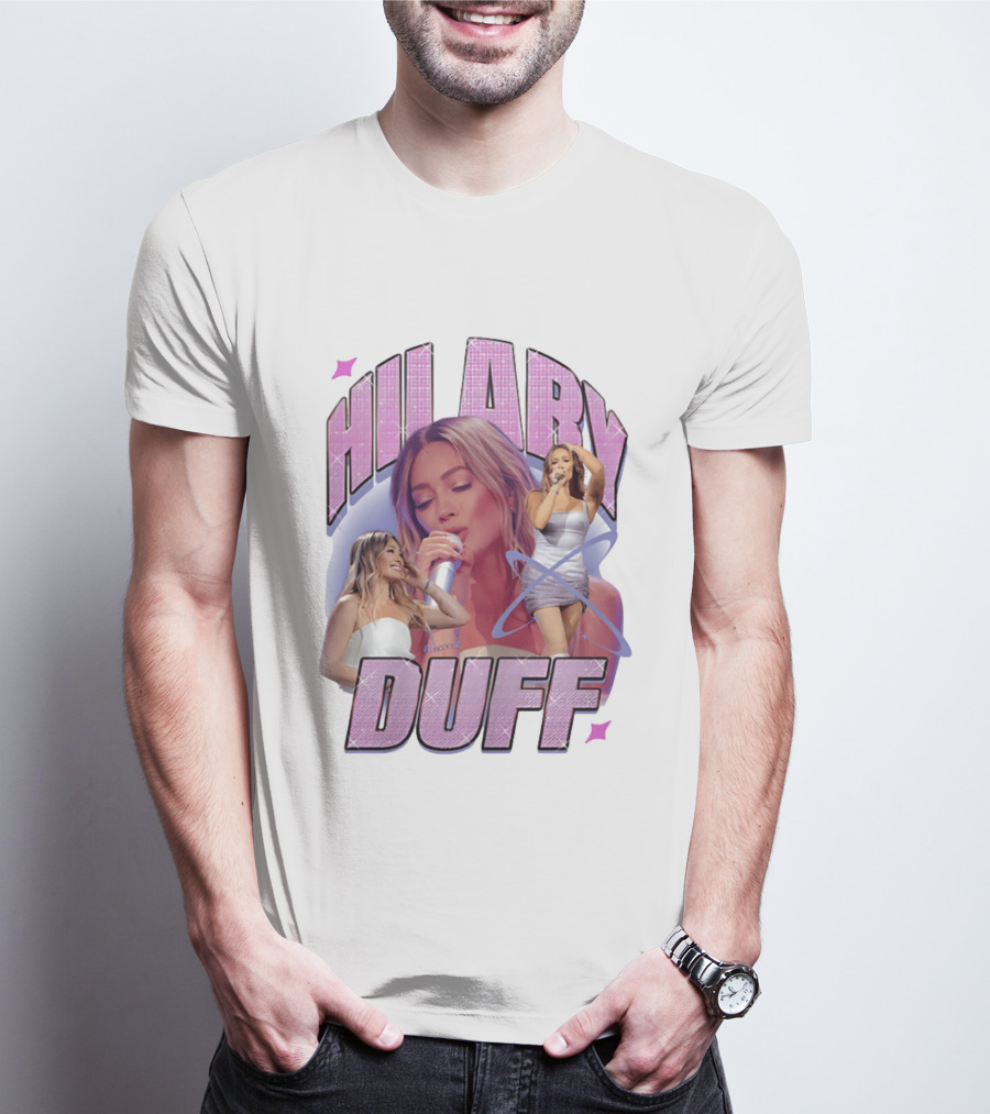 Hilary Duff Concert Moments Glamorous Performance Aesthetic T-Shirt