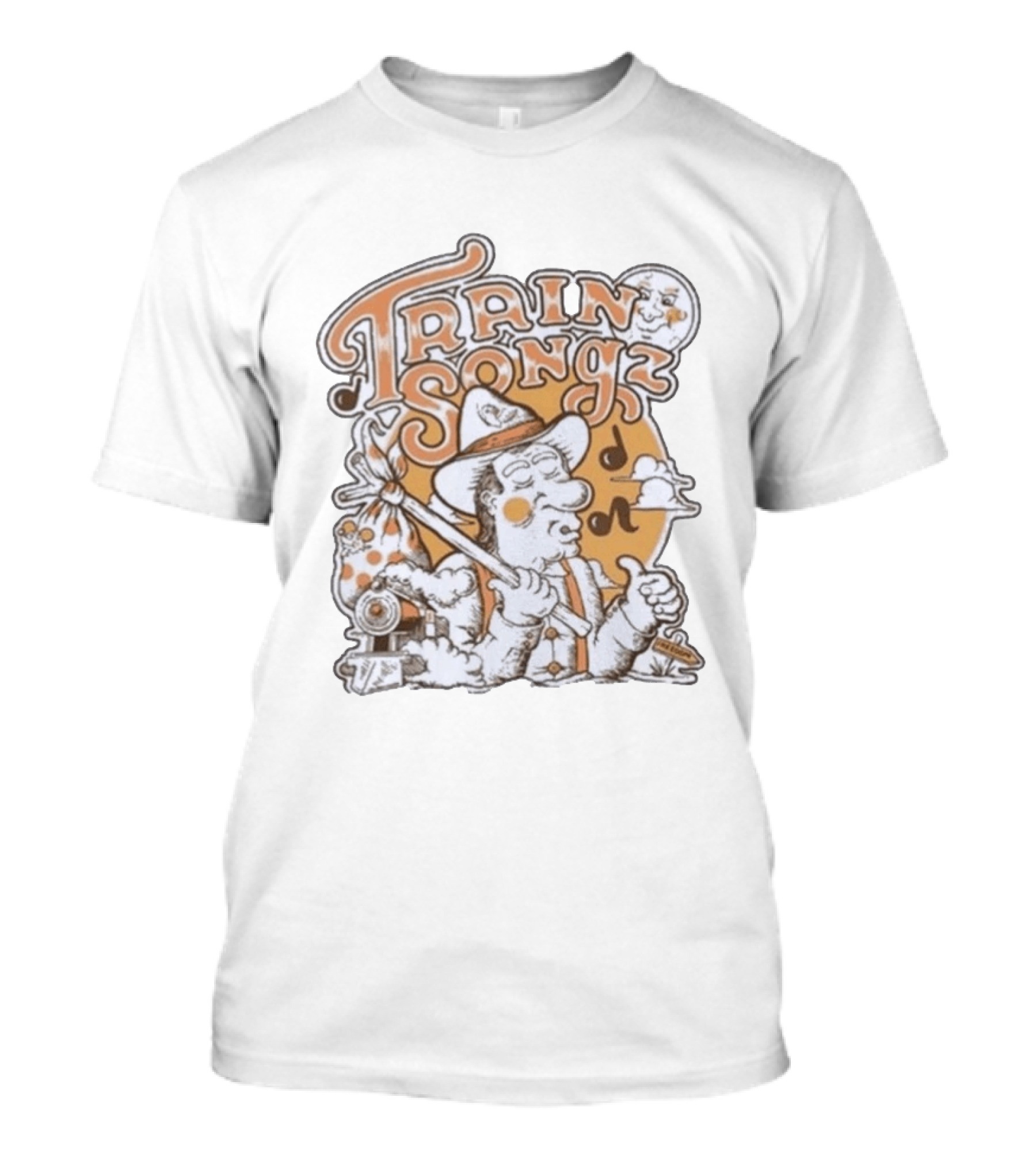 Train Songz Musical Tramp Smoke Moon Steam Engine Whistle T-Shirt