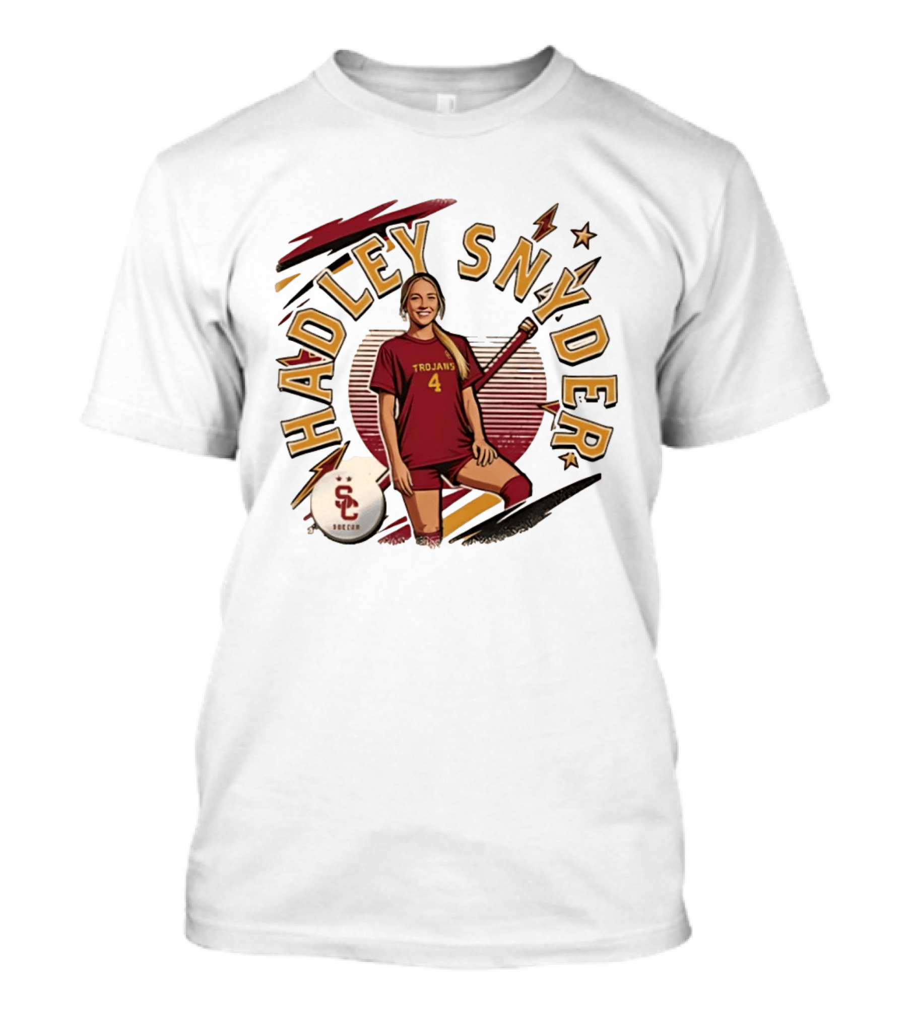 Hadley Snyder USC Trojans Soccer 4 T-Shirt
