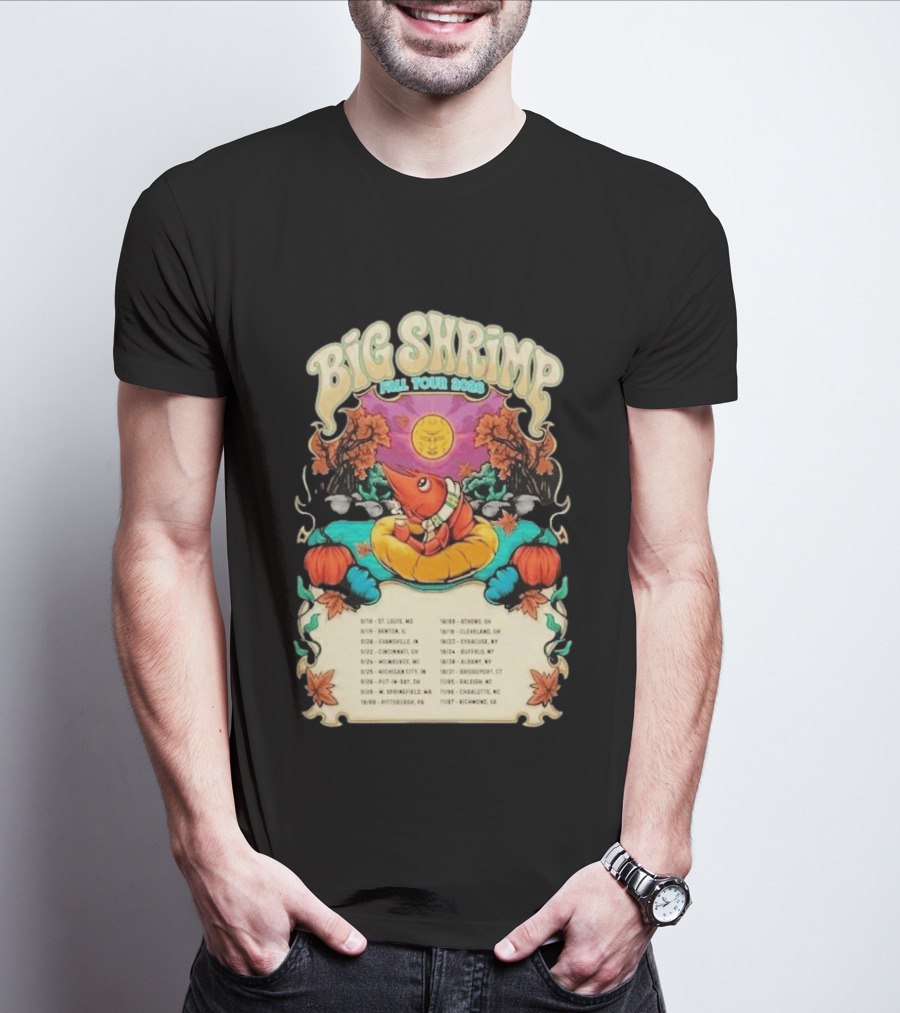 Big Shrimp Fall Tour 2026 Dates T-Shirt