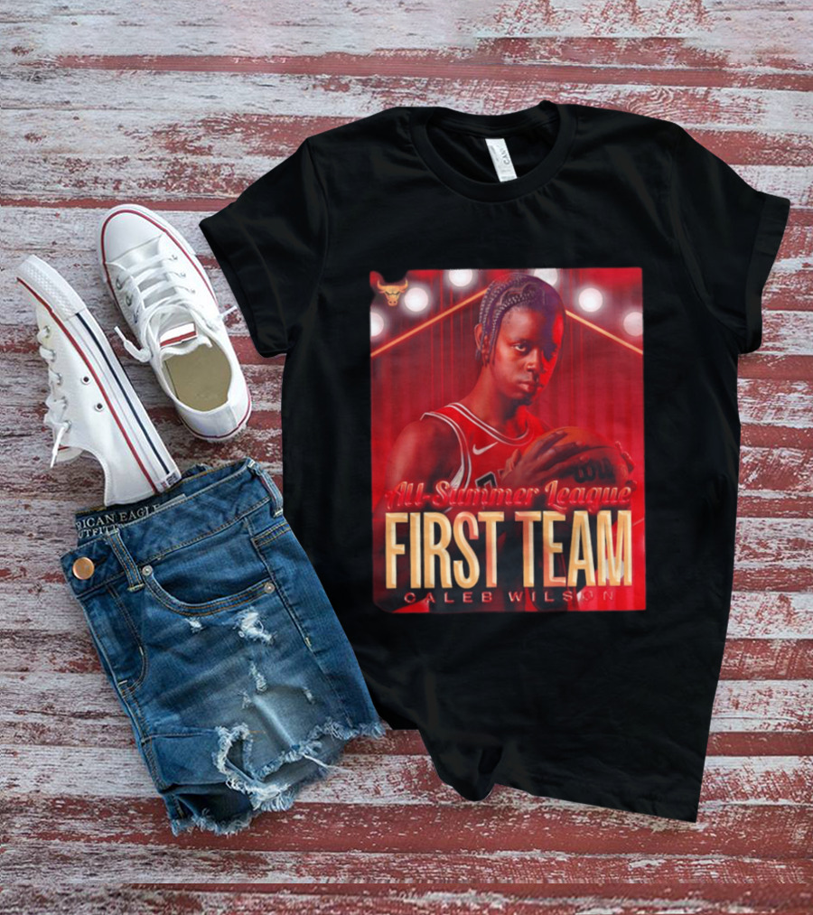 All Summer League First Team Caleb Wilson Basketball 2026 T-Shirt