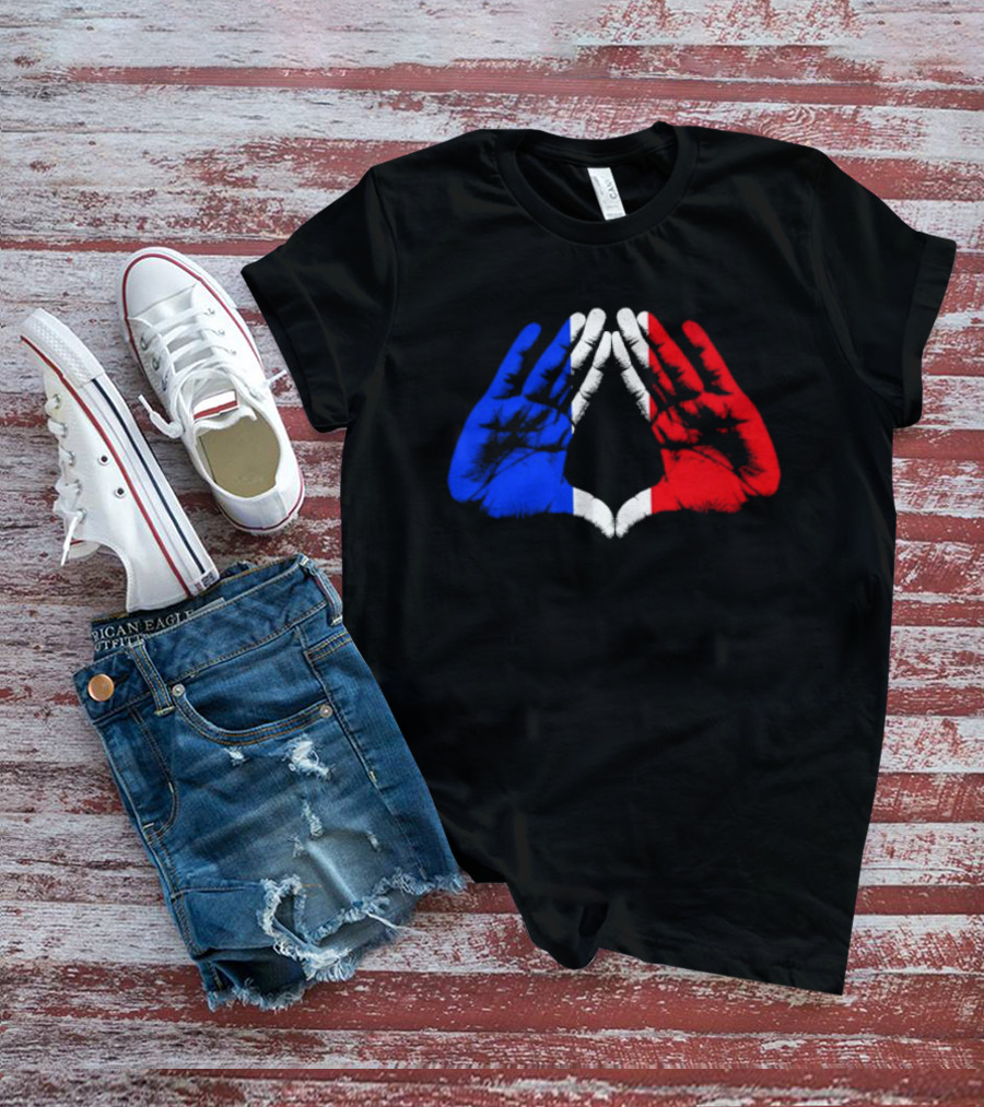 Reasonable Doubt 30th Anniversary Paris Tour French Flag Hands Icon J Z30 T-Shirt