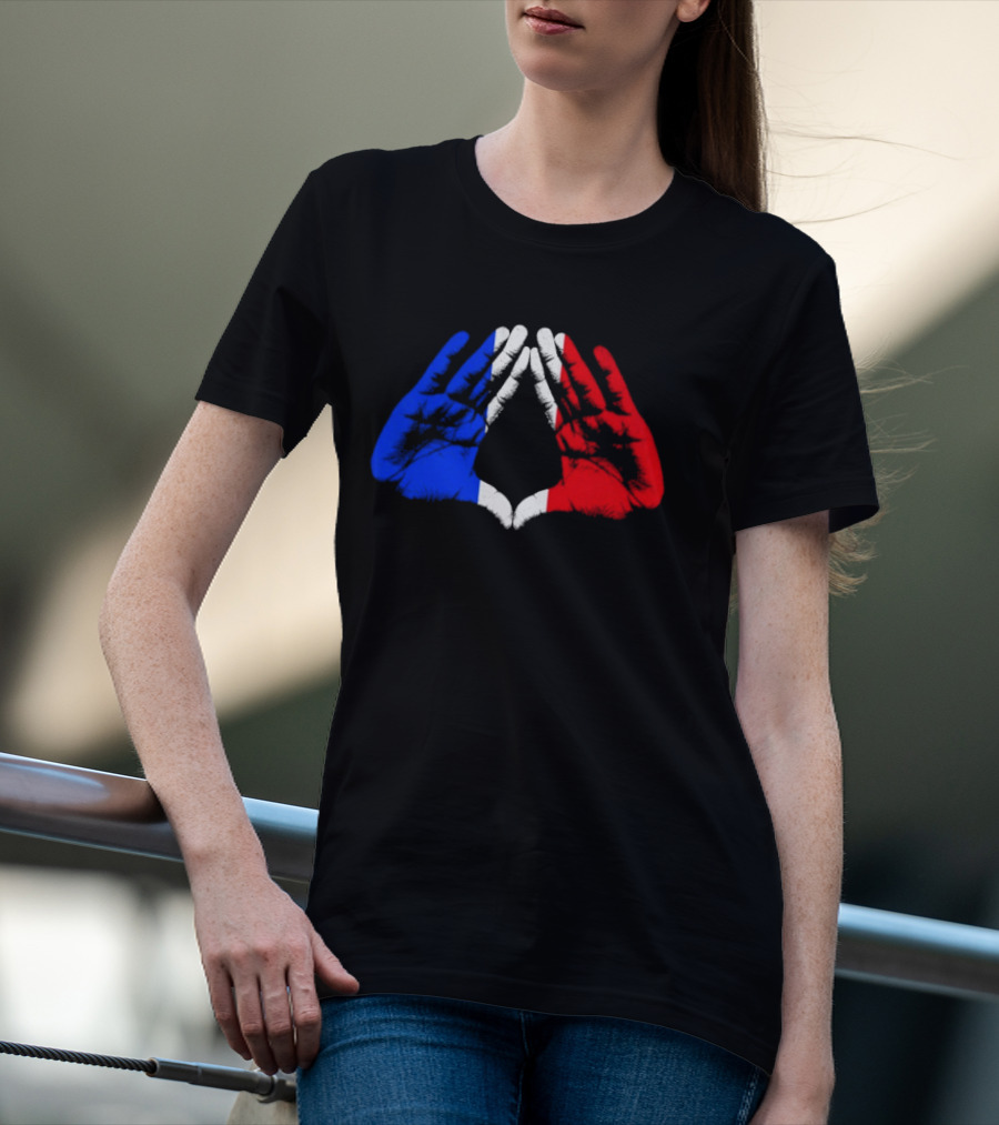 Reasonable Doubt 30th Anniversary Paris Tour French Flag Hands Icon J Z30 T-Shirt