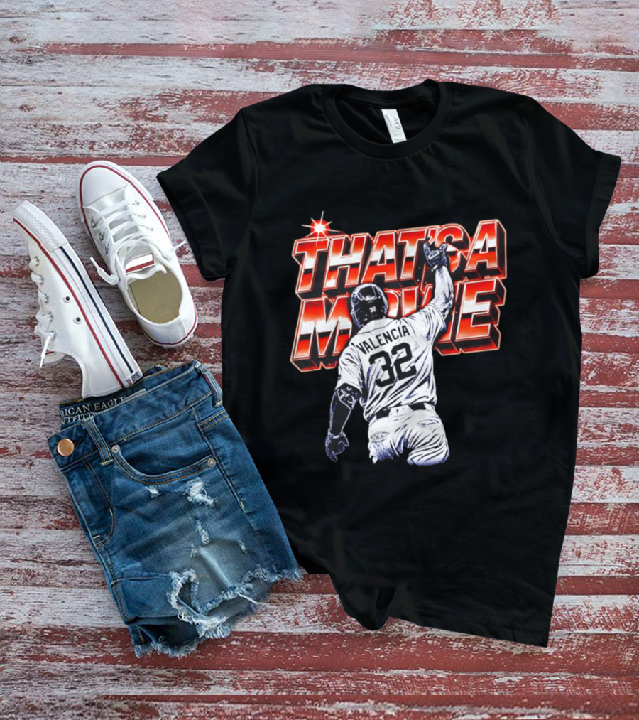 Eduardo Valencia 32 Detroit Tigers That's A Movie T-Shirt