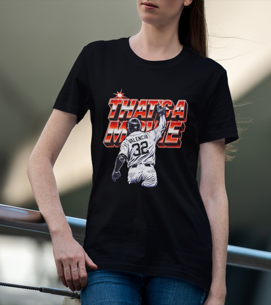 Eduardo Valencia 32 Detroit Tigers That's A Movie T-Shirt