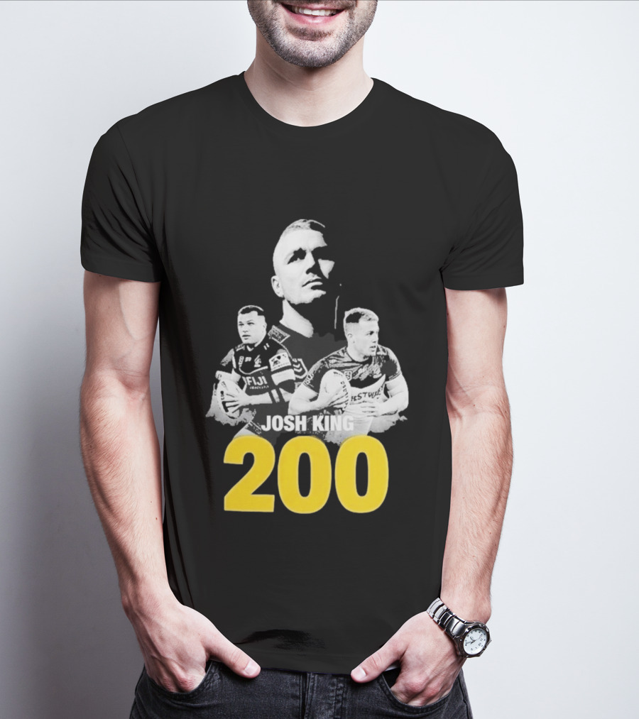 Josh King 200 Rugby Milestone T-Shirt