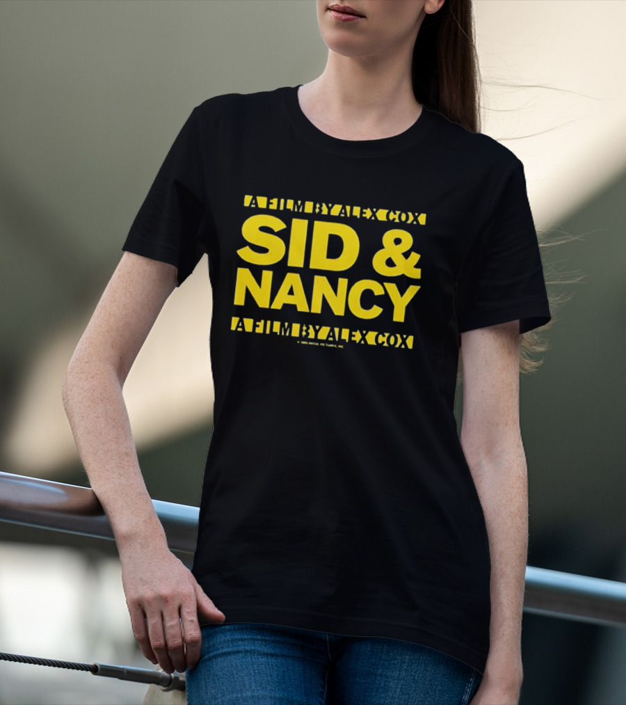 Sid & Nancy Movie Promo Yellow T-Shirt