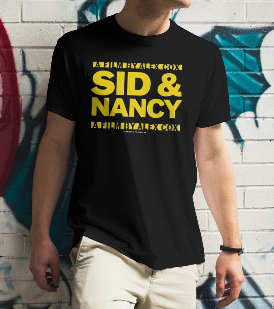 Sid & Nancy Movie Promo Yellow T-Shirt