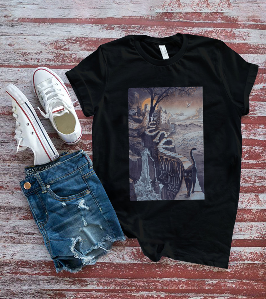 The Cure Paléo Festival Nyon 23 July 2026 Cat And Castle Scenic Pathway T-Shirt