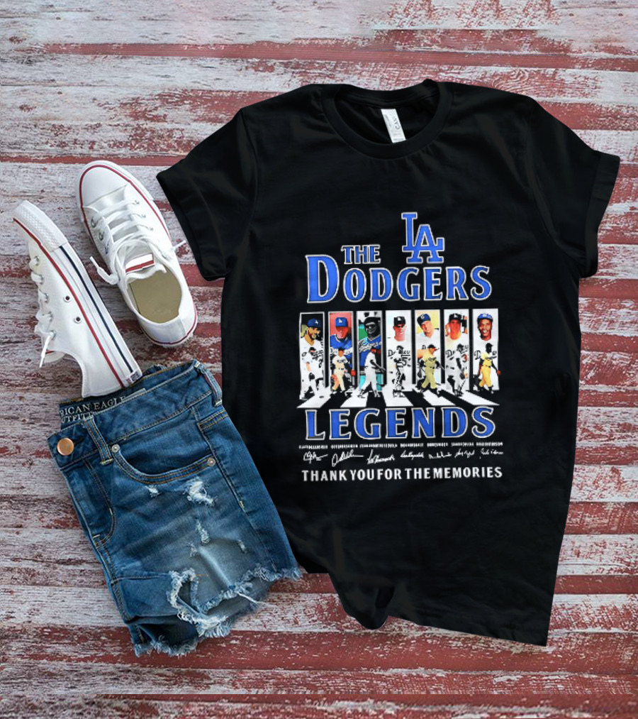 The Dodgers Legends Thank You For The Memories Icons LA T-Shirt