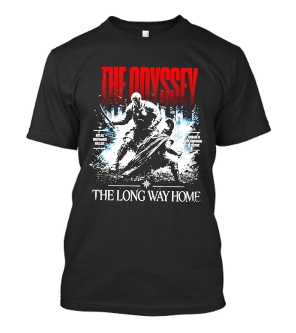 The Odyssey The Long Way Home Skiing Adventure T-Shirt