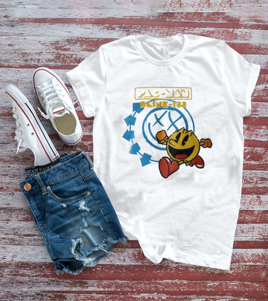 Pac Man Blink 182 San Diego Comic Con 2026 Collaboration T-Shirt