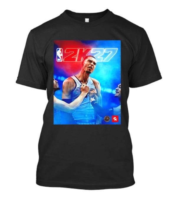 NBA 2K27 Victor Wembanyama San Antonio Spurs T-Shirt