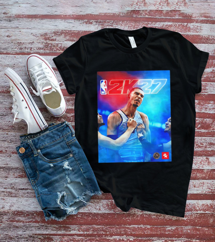 NBA 2K27 Victor Wembanyama San Antonio Spurs T-Shirt