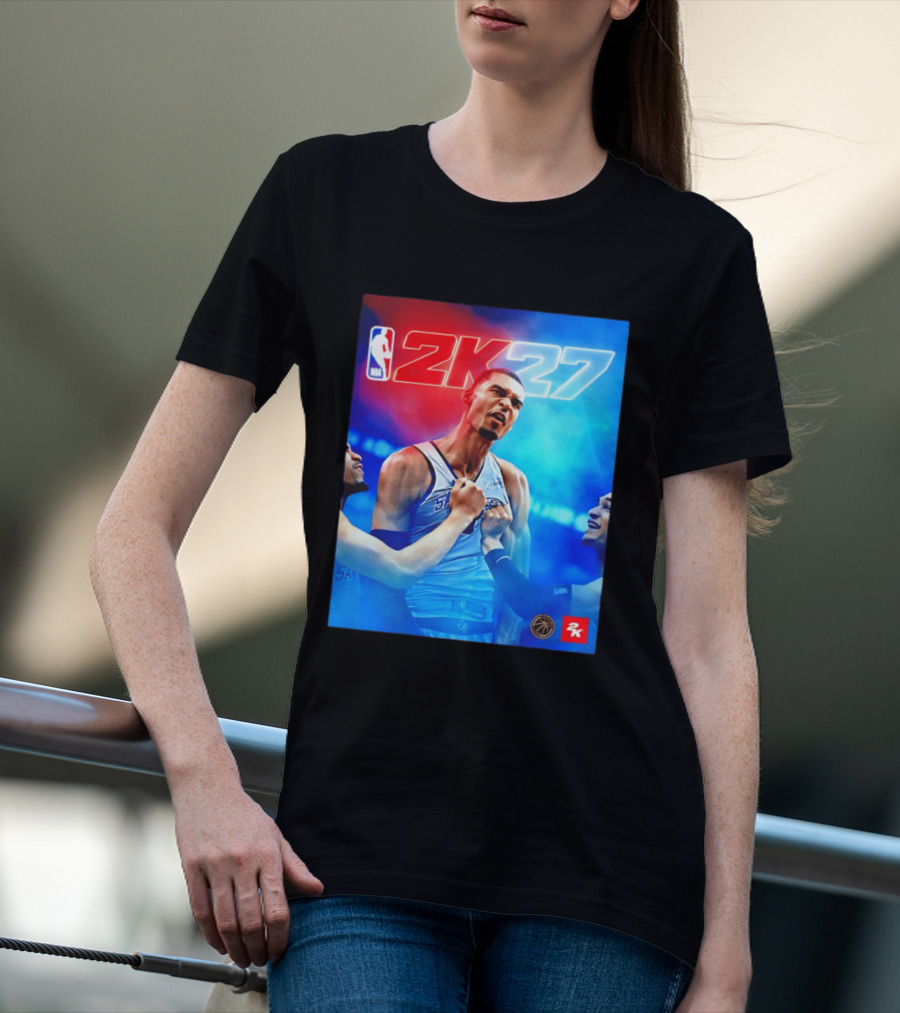 NBA 2K27 Victor Wembanyama San Antonio Spurs T-Shirt