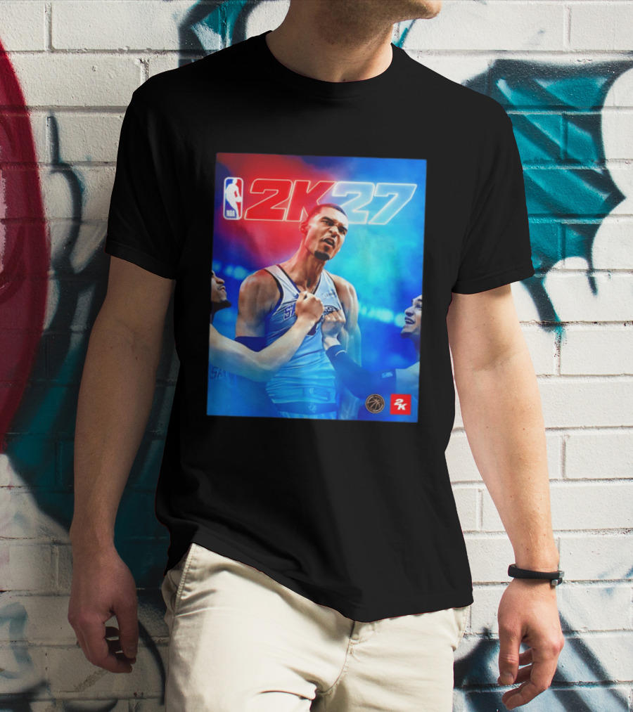 NBA 2K27 Victor Wembanyama San Antonio Spurs T-Shirt
