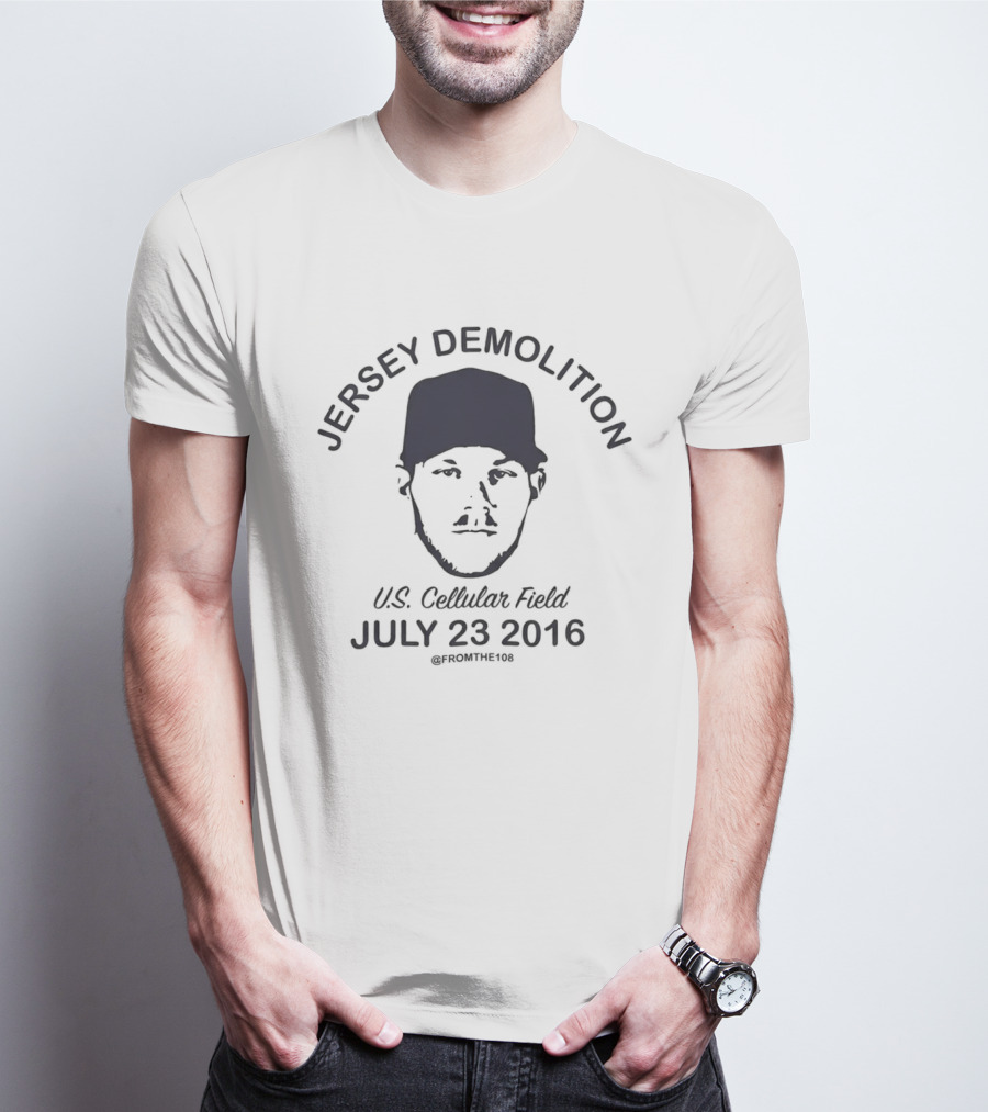 Jersey Demolition Event U.S. Cellular Field July 23 2016 T-Shirt