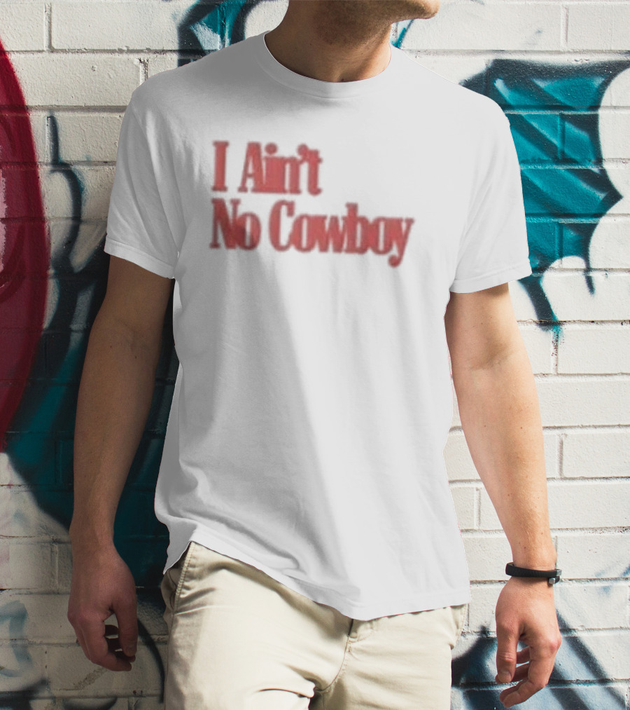Luke Combs Nicole I Ain't No Cowboy Bold Red T-Shirt