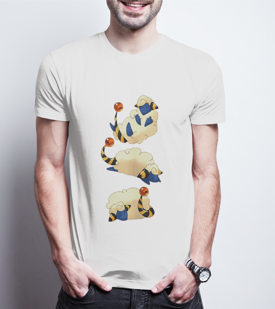 Mareep Trio In Sleepy Poses Cozy Nights T-Shirt