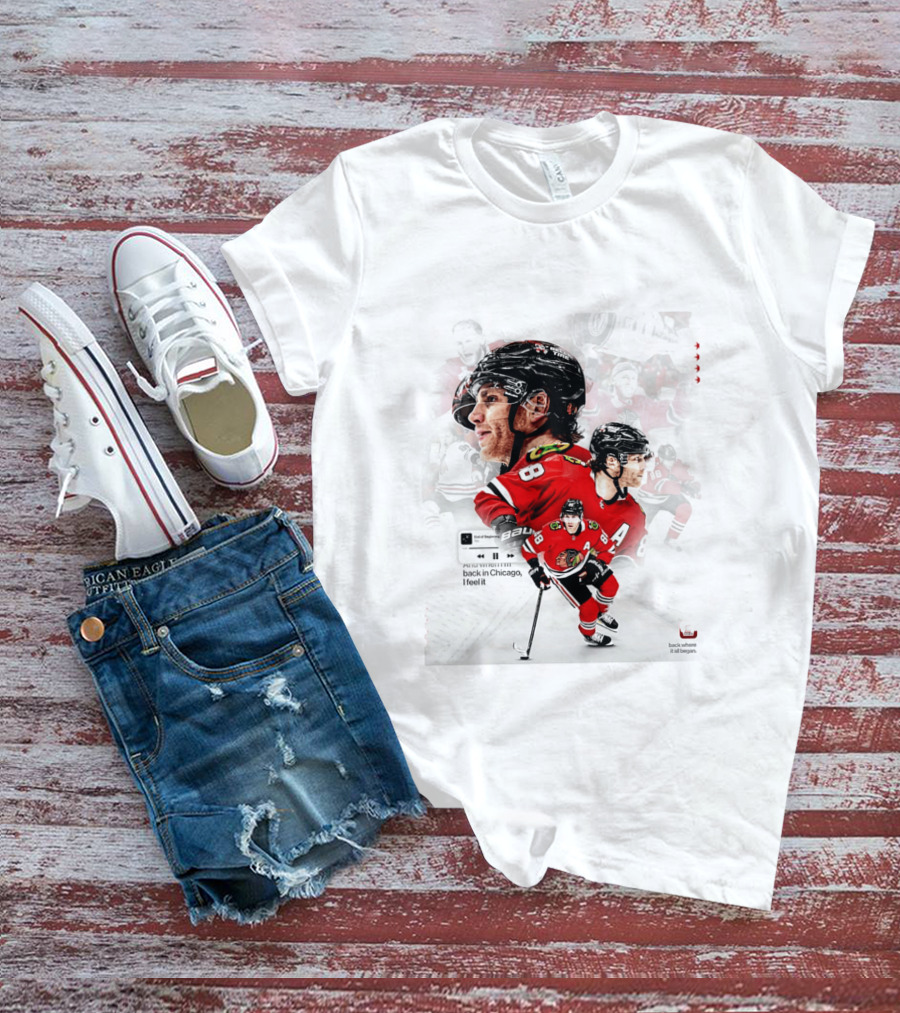 Patrick Kane Chicago Blackhawks Back Where It All Began End Of Beginning 88 T-Shirt