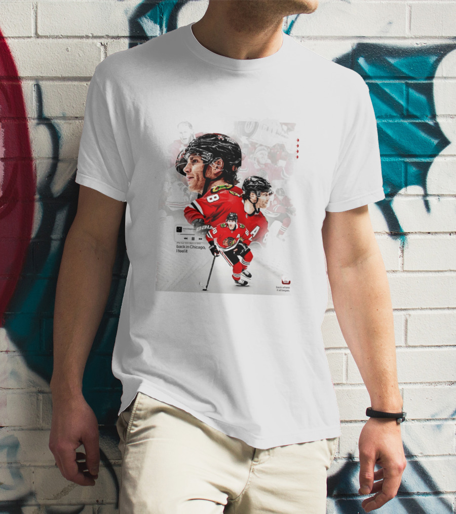 Patrick Kane Chicago Blackhawks Back Where It All Began End Of Beginning 88 T-Shirt