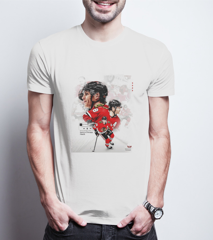 Patrick Kane Chicago Blackhawks Back Where It All Began End Of Beginning 88 T-Shirt
