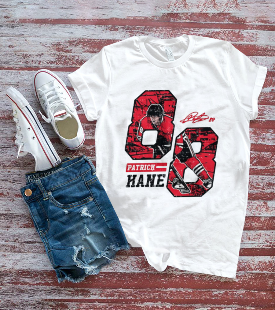 Patrick Kane Chicago Blackhawks 88 Comic Style Collaboration T-Shirt