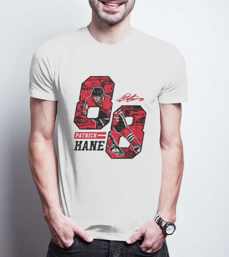 Patrick Kane Chicago Blackhawks 88 Comic Style Collaboration T-Shirt