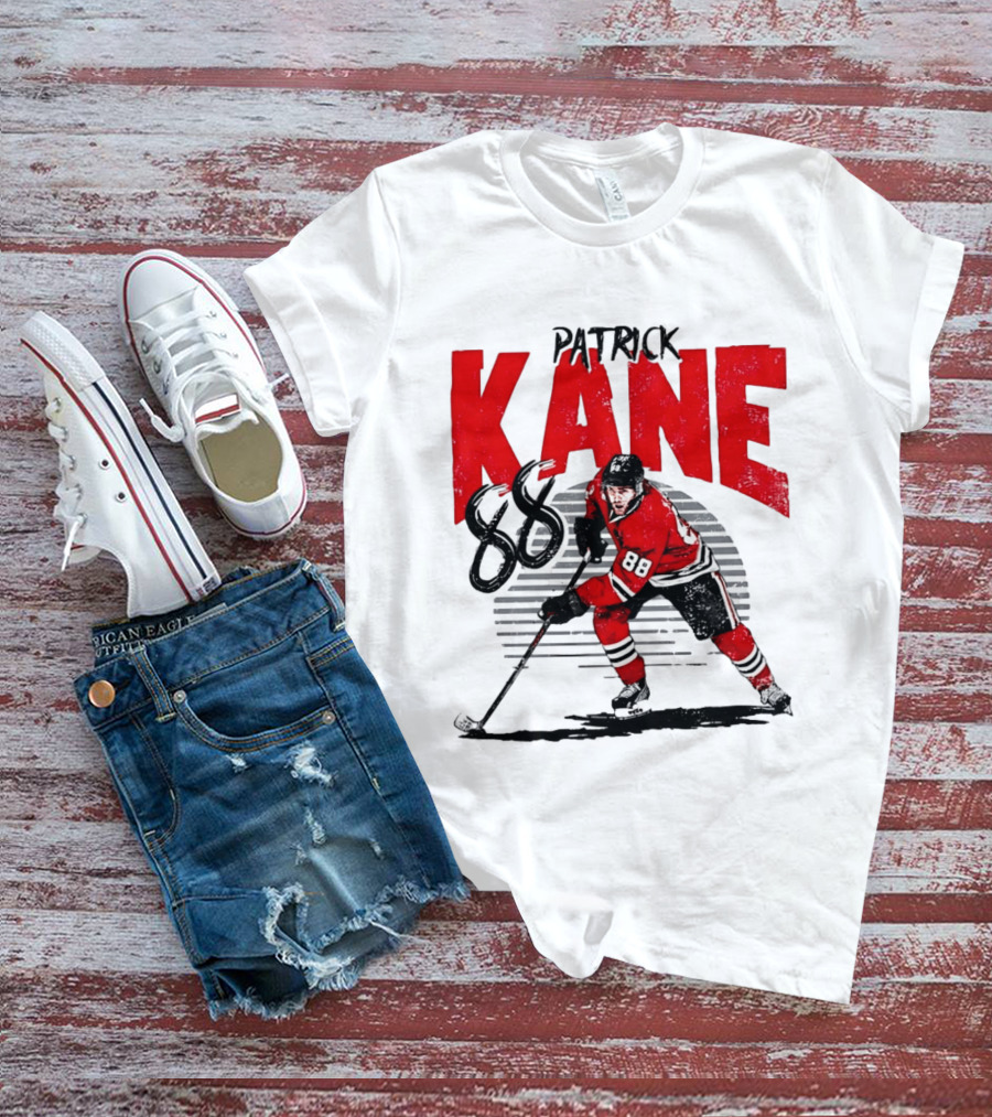 Patrick Kane 88 Chicago Blackhawks Hockey Player Victory T-Shirt