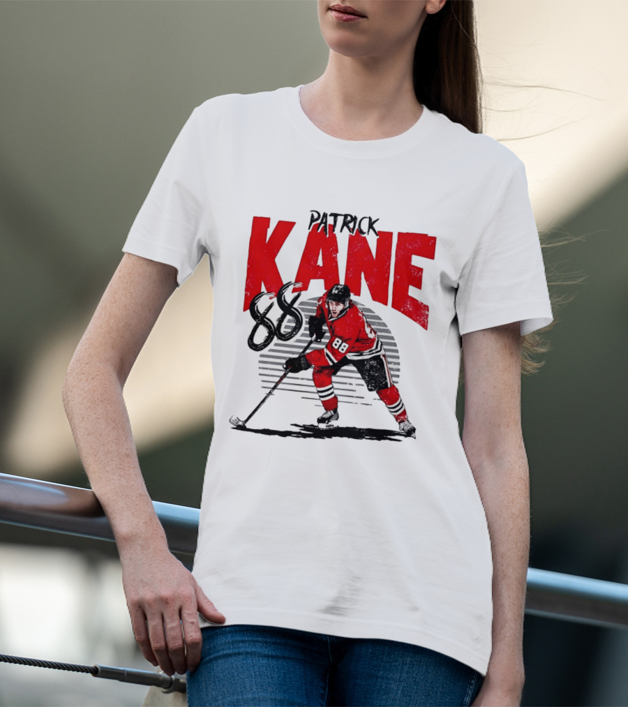 Patrick Kane 88 Chicago Blackhawks Hockey Player Victory T-Shirt
