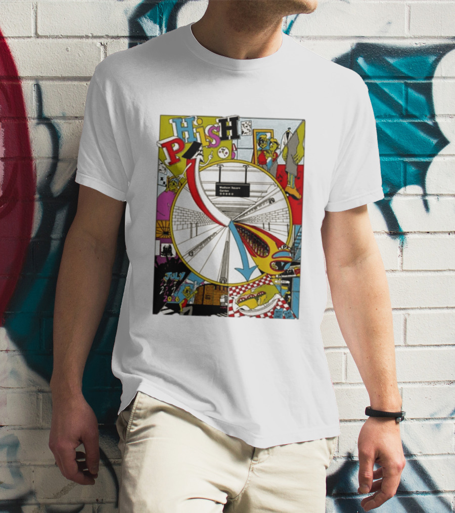 Phish Madison Square Garden New York July 2026 Five Nights Event T-Shirt
