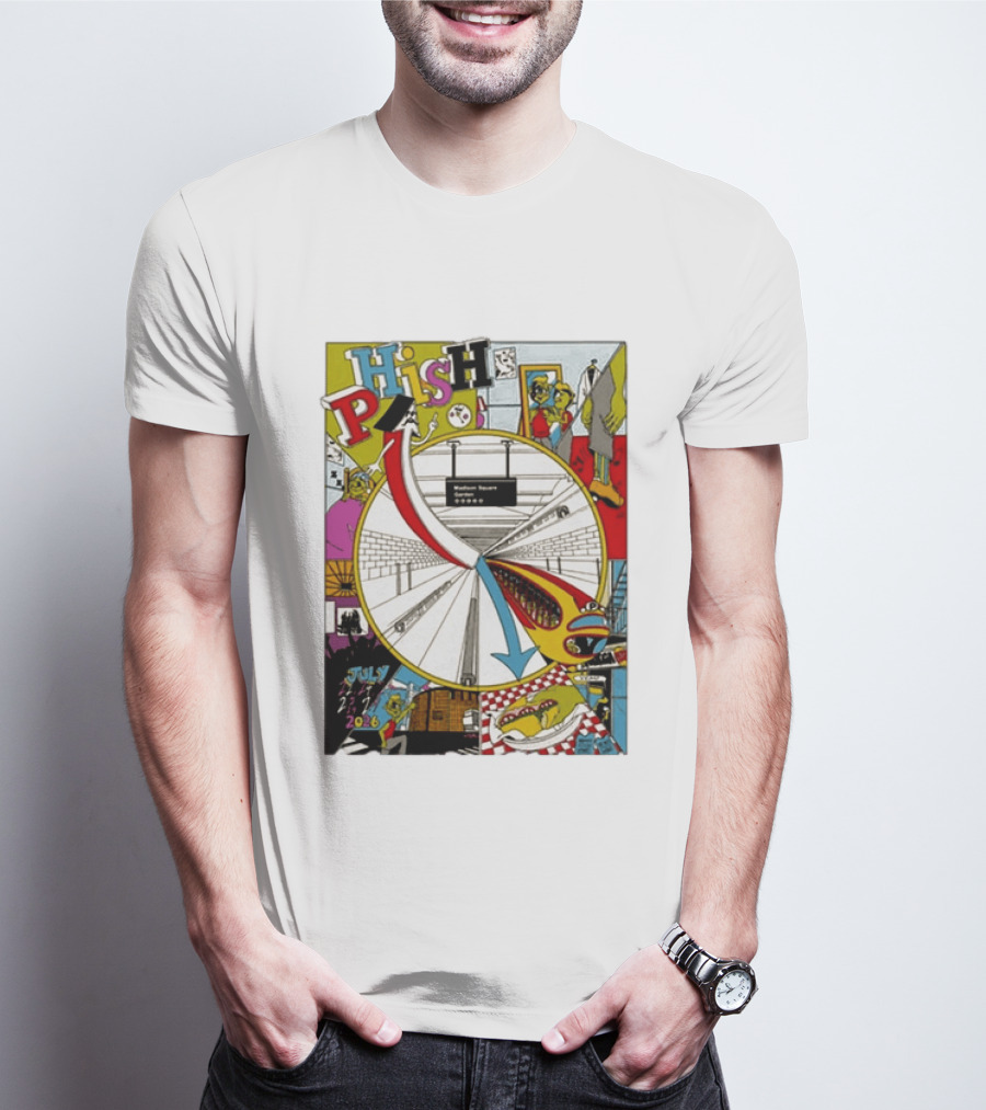 Phish Madison Square Garden New York July 2026 Five Nights Event T-Shirt