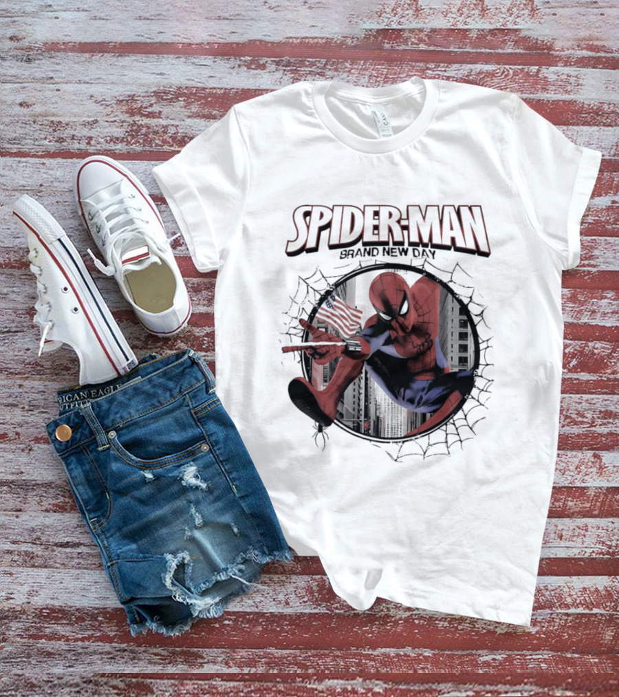 Spider Man Brand New Day Web Slinging T-Shirt