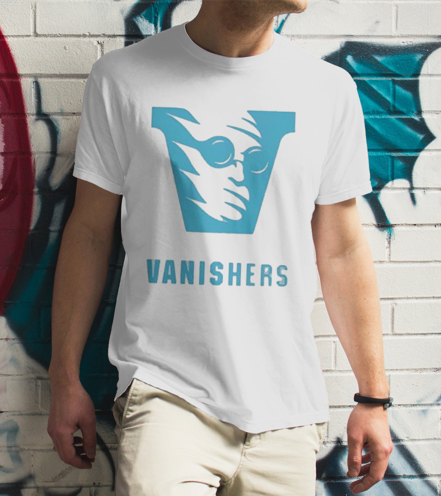 Sussex Vanishers Ghostly Specter Team Vanishers Blue T-Shirt