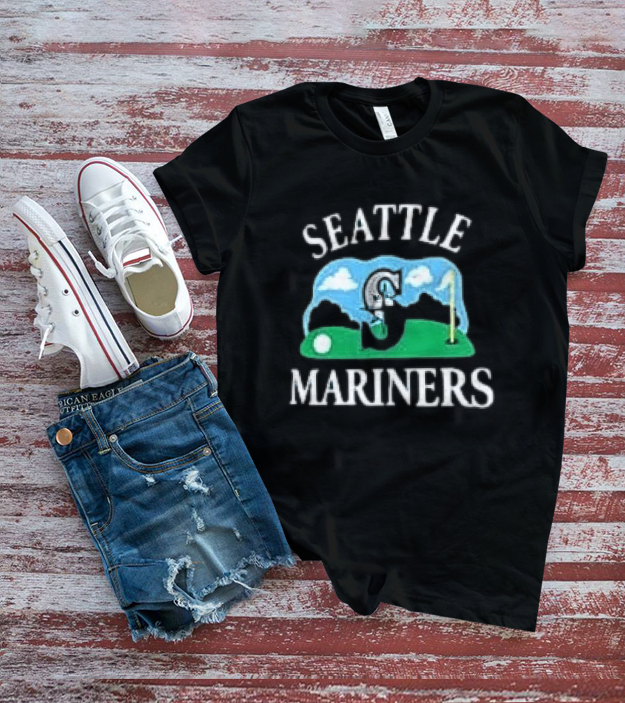 Seattle Mariners '47 Plackard Foundation Unicorn Golf T-Shirt
