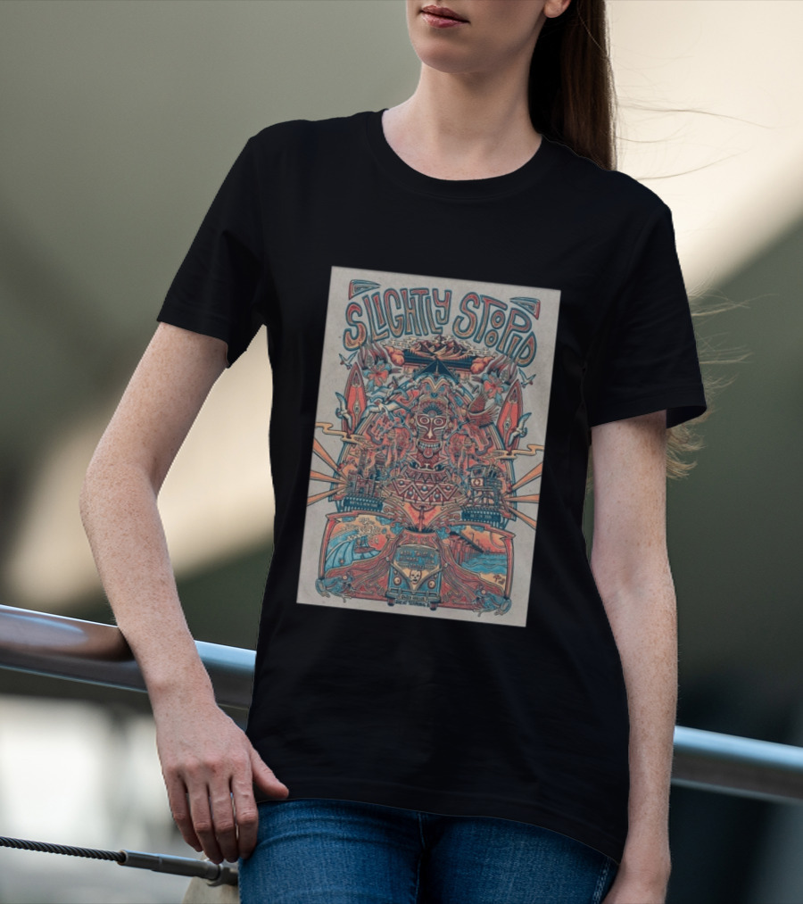 Slightly Stoopid Buffalo NY 7 24 2026 Old West Summer Tour Custom House_PRINT T-Shirt