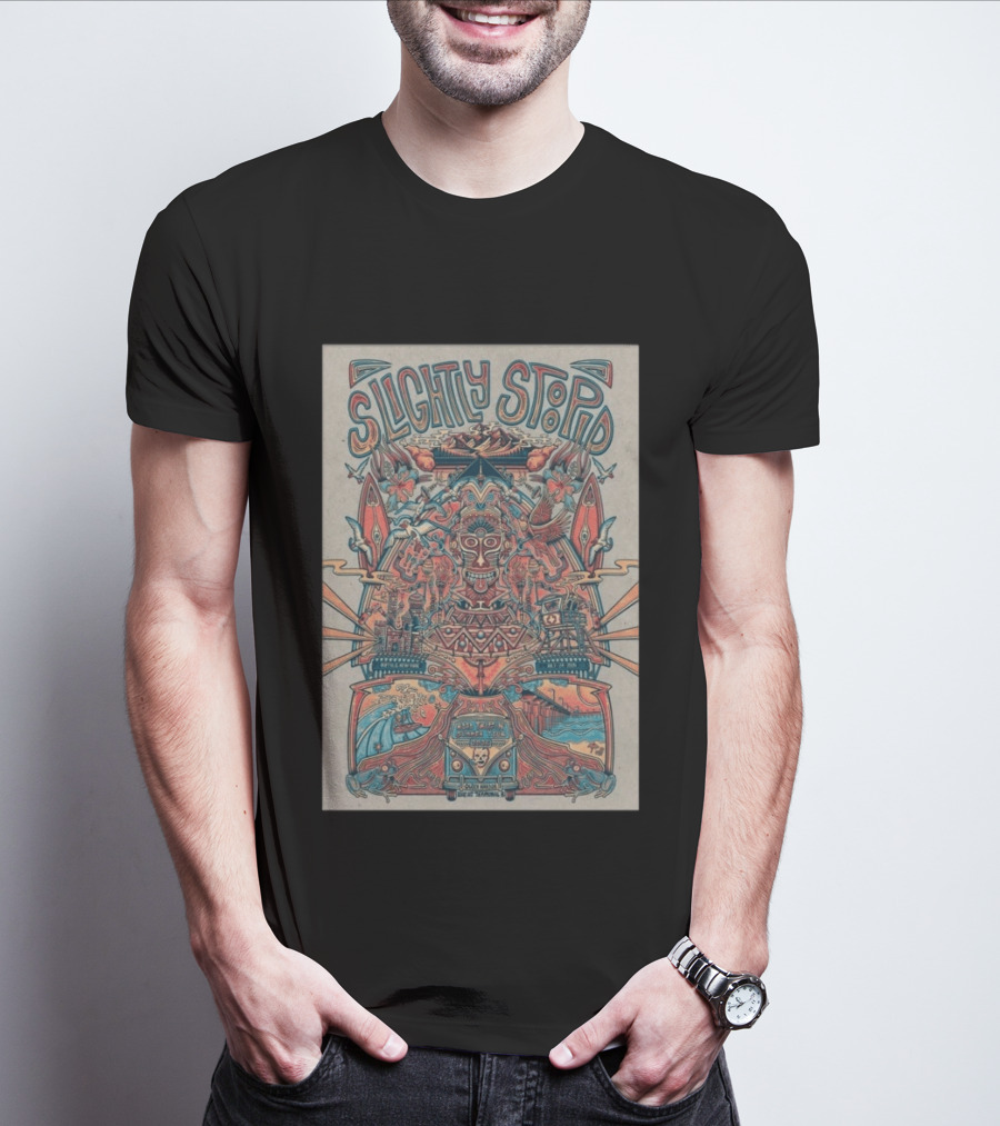 Slightly Stoopid Buffalo NY 7 24 2026 Old West Summer Tour Custom House_PRINT T-Shirt