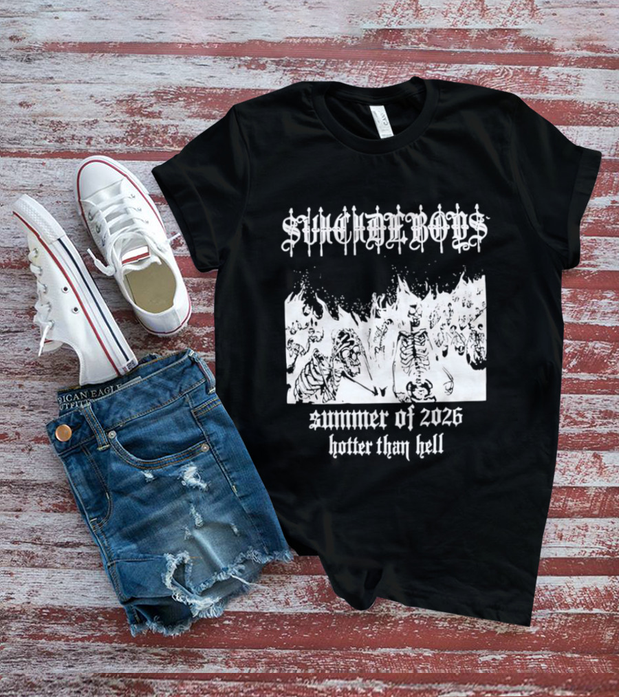 Suicideboys Summer Of 2026 Hotter Than Hell Skeletons T-Shirt